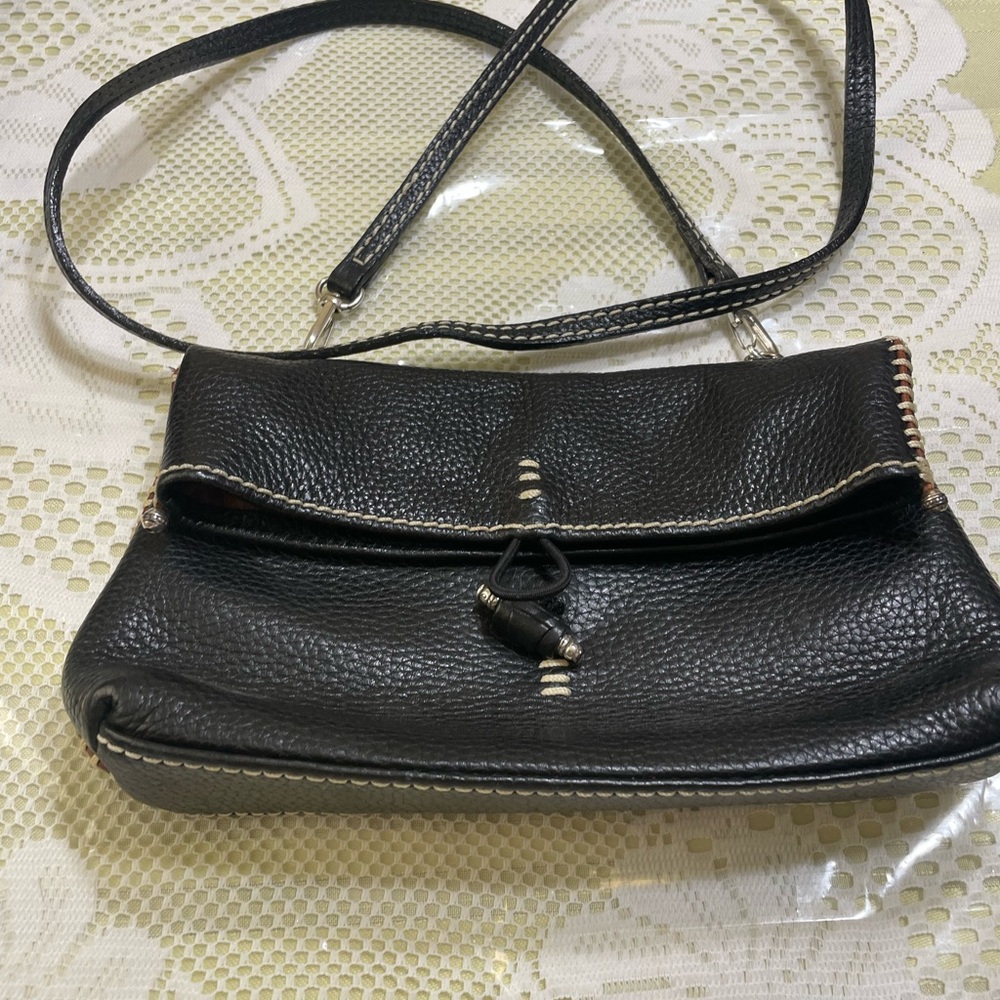 Brighton Elegant Black Leather Women's Bag